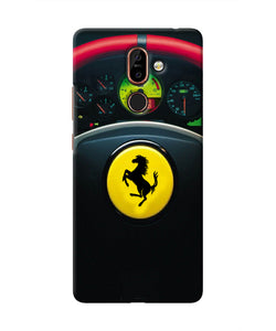 Ferrari Steeriing Wheel Nokia 7 Plus Real 4D Back Cover