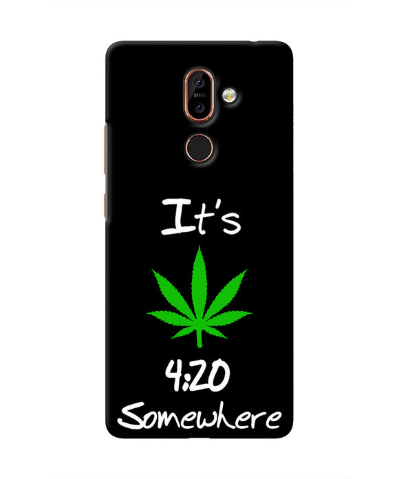 Weed Quote Nokia 7 Plus Real 4D Back Cover