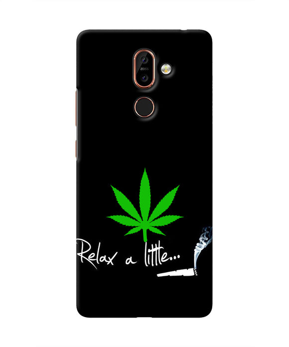 Weed Relax Quote Nokia 7 Plus Real 4D Back Cover