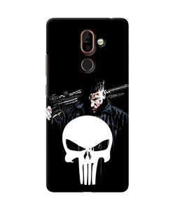 Punisher Character Nokia 7 Plus Real 4D Back Cover