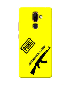 PUBG AKM Gun Nokia 7 Plus Real 4D Back Cover