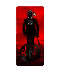 Rocky Bhai K G F Chapter 2 Logo Nokia 7 Plus Real 4D Back Cover