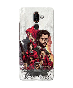 Money Heist Poster Nokia 7 Plus Back Cover