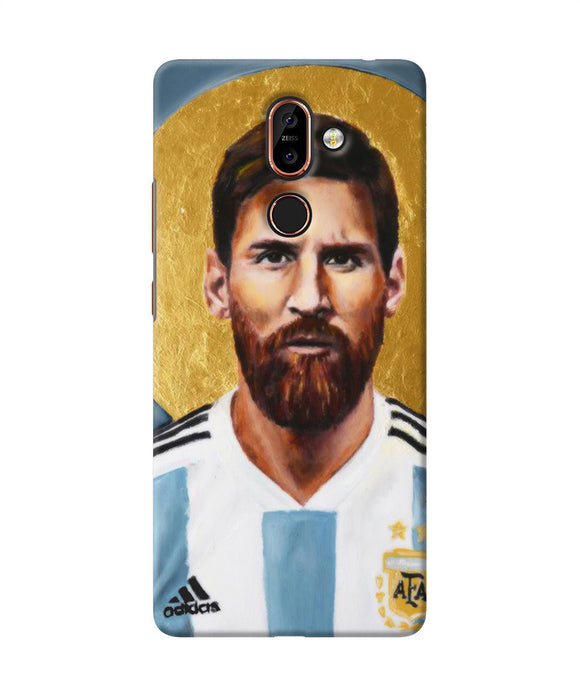 Messi Face Nokia 7 Plus Back Cover