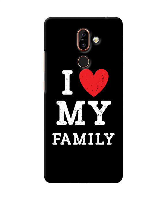 I Love My Family Nokia 7 Plus Back Cover