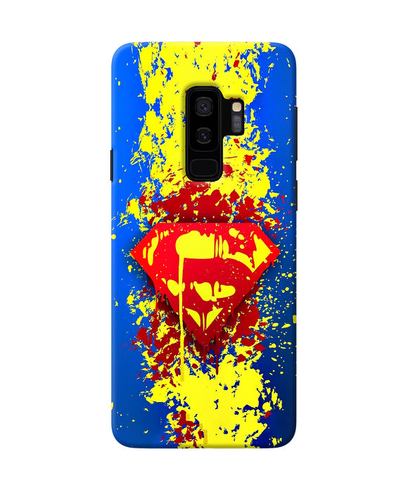 Superman Logo Samsung S9 Plus Back Cover
