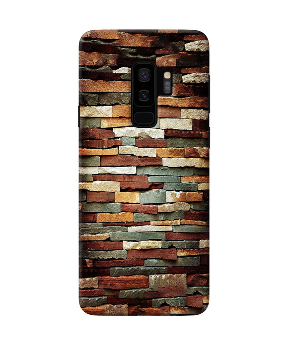 Bricks Pattern Samsung S9 Plus Back Cover