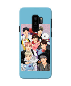 BTS with animals Samsung S9 Plus Back Cover