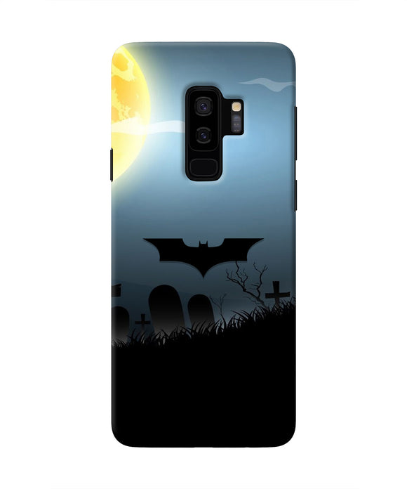 Batman Scary cemetry Samsung S9 Plus Real 4D Back Cover