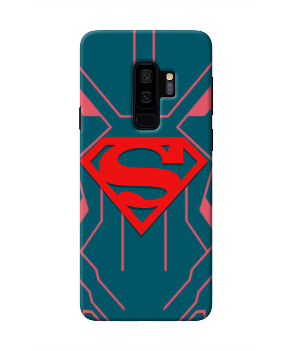Superman Techno Samsung S9 Plus Real 4D Back Cover