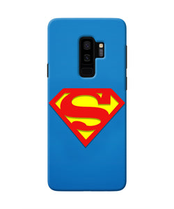 Superman Blue Samsung S9 Plus Real 4D Back Cover