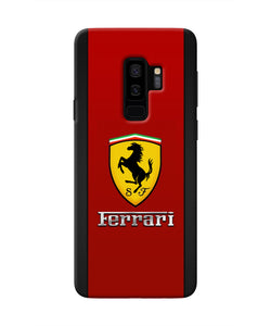 Ferrari Abstract Maroon Samsung S9 Plus Real 4D Back Cover