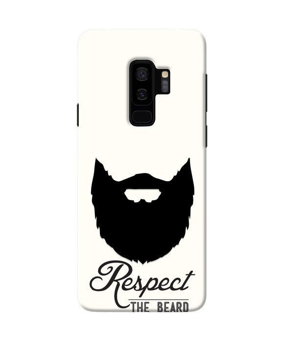 Respect the Beard Samsung S9 Plus Real 4D Back Cover