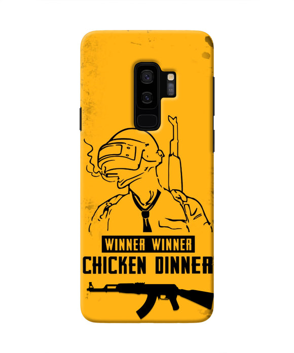 PUBG Chicken Dinner Samsung S9 Plus Real 4D Back Cover