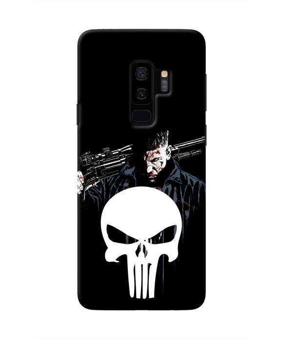 Punisher Character Samsung S9 Plus Real 4D Back Cover