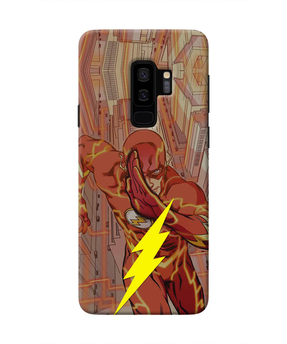 Flash Running Samsung S9 Plus Real 4D Back Cover