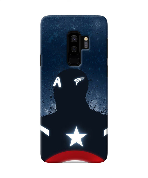 Captain america Shield Samsung S9 Plus Real 4D Back Cover