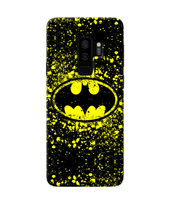 Batman Last Knight Print Yellow Samsung S9 Plus Back Cover
