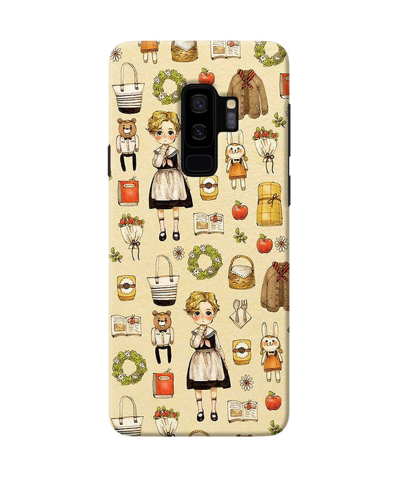 Canvas Girl Print Samsung S9 Plus Back Cover