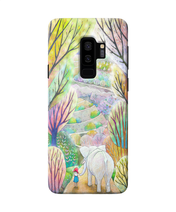 Natual Elephant Girl Samsung S9 Plus Back Cover
