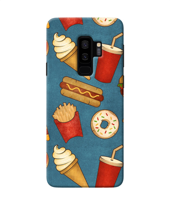 Abstract Food Print Samsung S9 Plus Back Cover