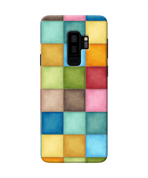 Abstract Colorful Squares Samsung S9 Plus Back Cover