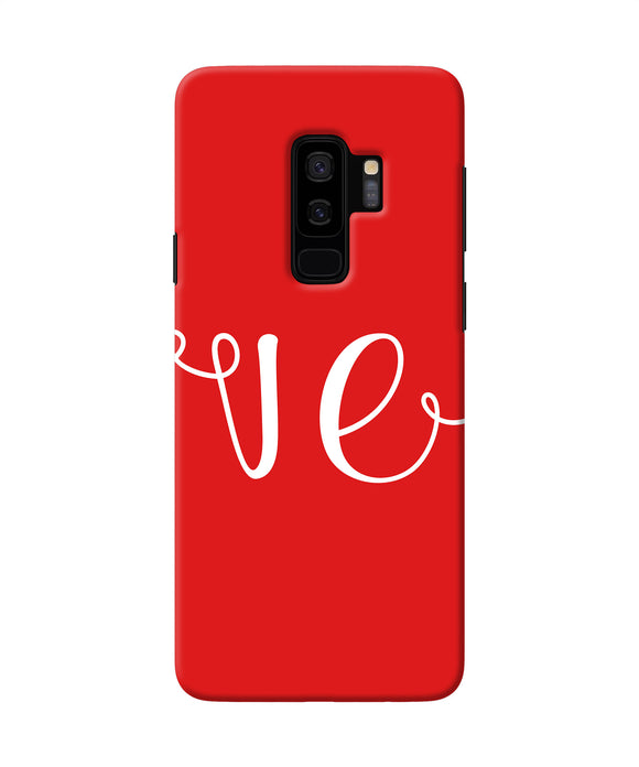 Love Two Samsung S9 Plus Back Cover