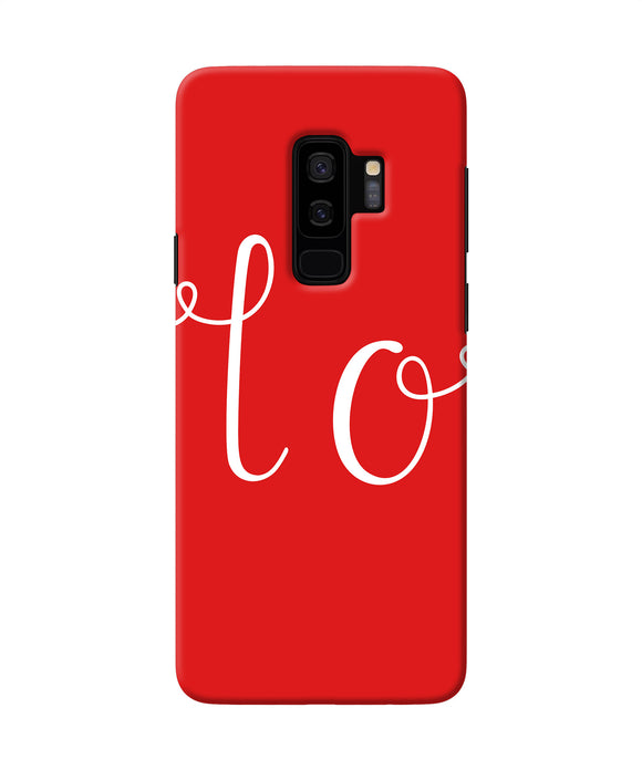 Love One Samsung S9 Plus Back Cover