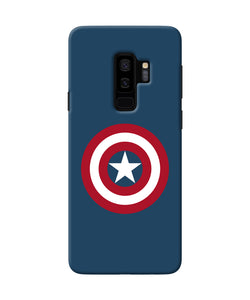 Captain America Logo Samsung S9 Plus Back Cover