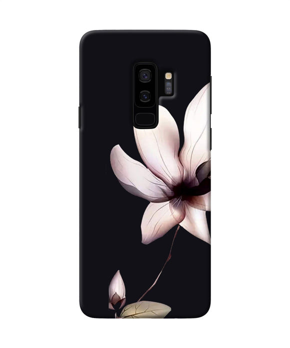 Flower White Samsung S9 Plus Back Cover