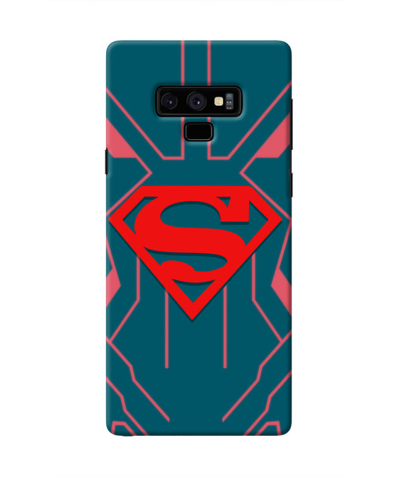 Superman Techno Samsung Note 9 Real 4D Back Cover