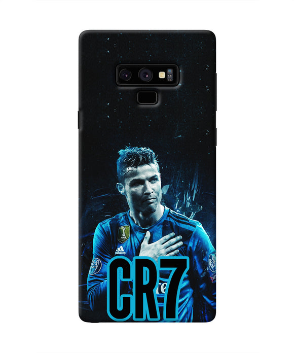 Christiano Ronaldo Blue Samsung Note 9 Real 4D Back Cover
