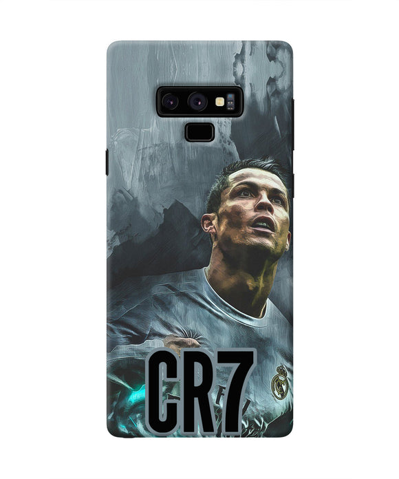 Christiano Ronaldo Grey Samsung Note 9 Real 4D Back Cover