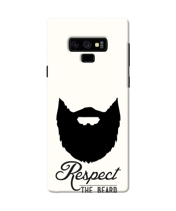 Respect the Beard Samsung Note 9 Real 4D Back Cover