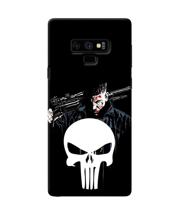 Punisher Character Samsung Note 9 Real 4D Back Cover