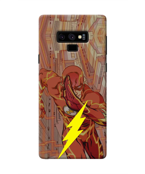 Flash Running Samsung Note 9 Real 4D Back Cover
