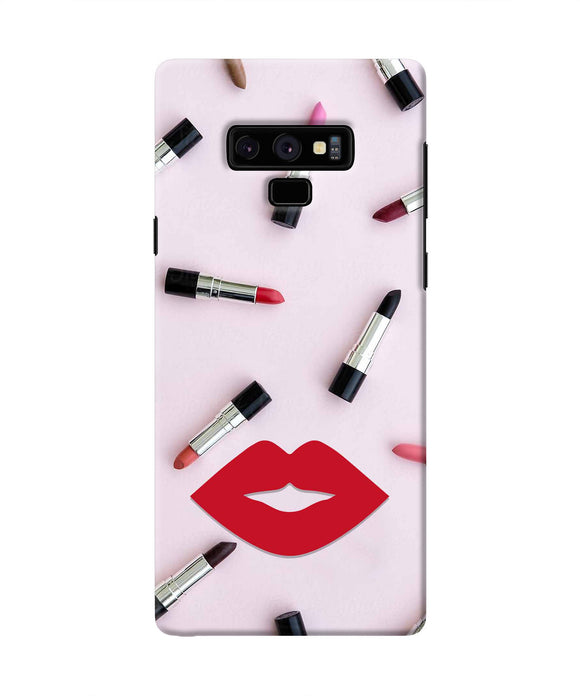 Lips Lipstick Shades Samsung Note 9 Real 4D Back Cover