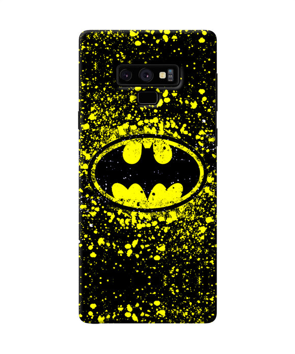 Batman Last Knight Print Yellow Samsung Note 9 Back Cover