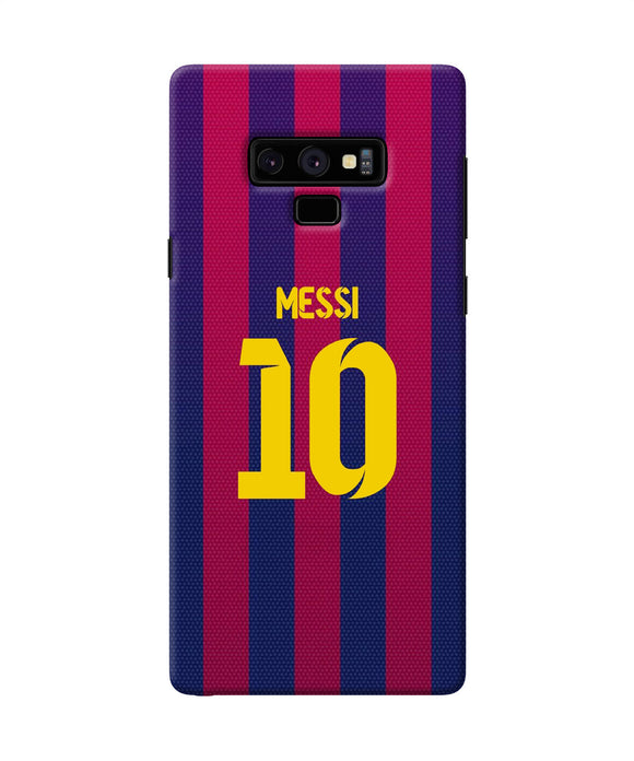 Messi 10 Tshirt Samsung Note 9 Back Cover