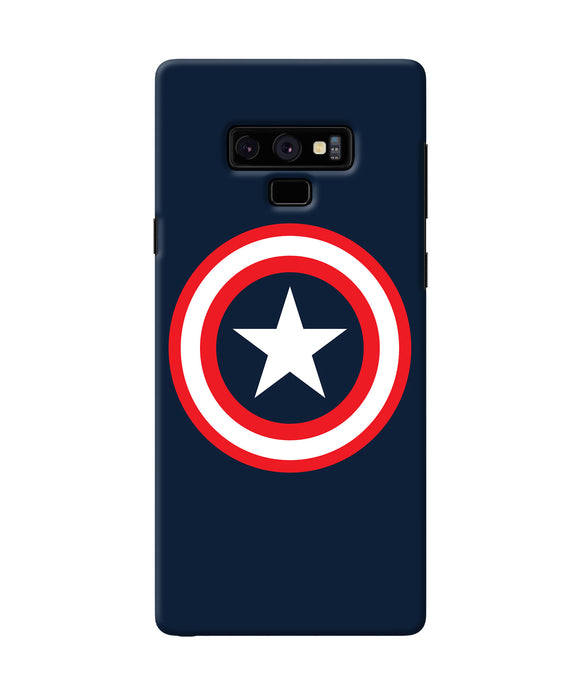 Captain America Logo Samsung Note 9 Back Cover