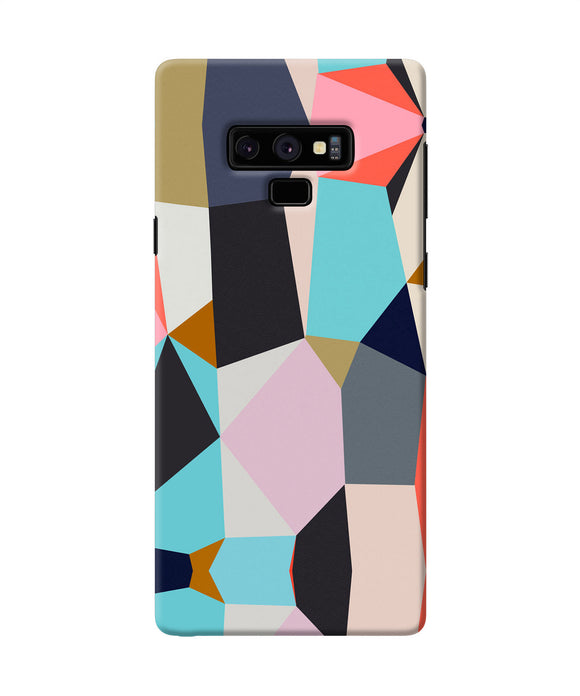 Abstract Colorful Shapes Samsung Note 9 Back Cover