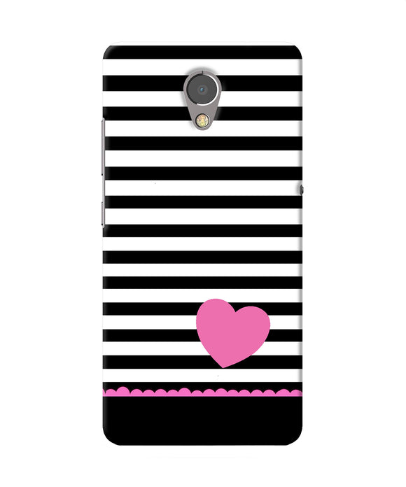 Abstract Heart Lenovo P2 Back Cover