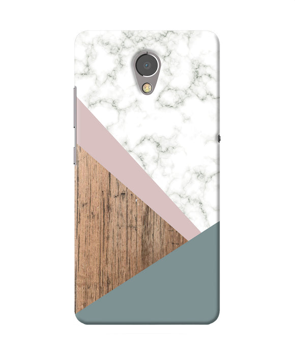 Marble Wood Abstract Lenovo P2 Back Cover