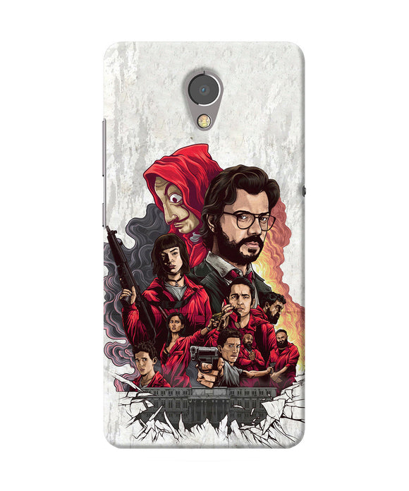 Money Heist Poster Lenovo P2 Back Cover