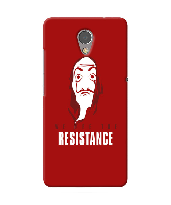 Money Heist Resistance Quote Lenovo P2 Back Cover