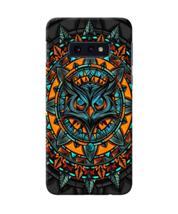 Angry Owl Art Samsung S10e Back Cover