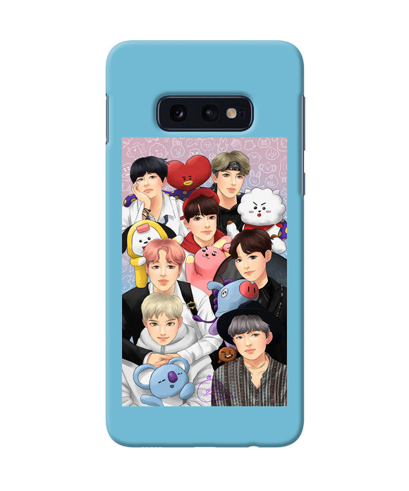 BTS with animals Samsung S10E Back Cover