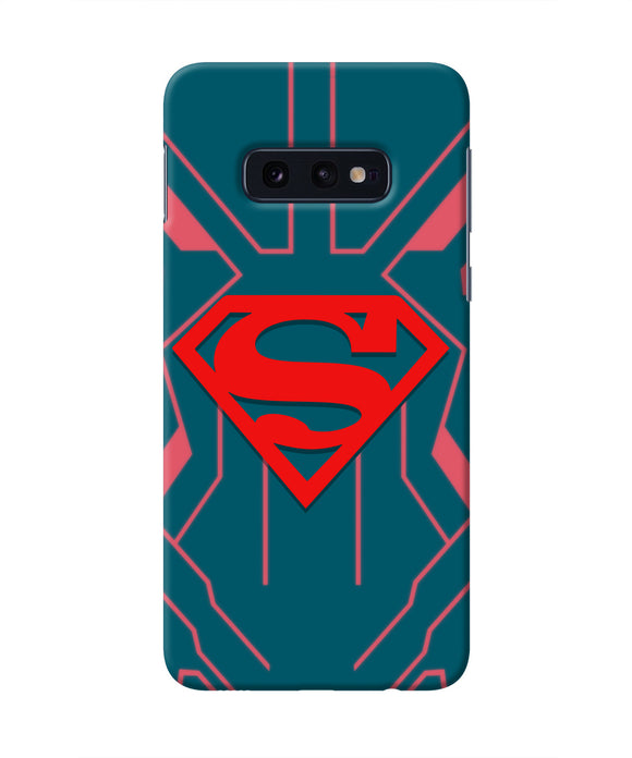 Superman Techno Samsung S10E Real 4D Back Cover