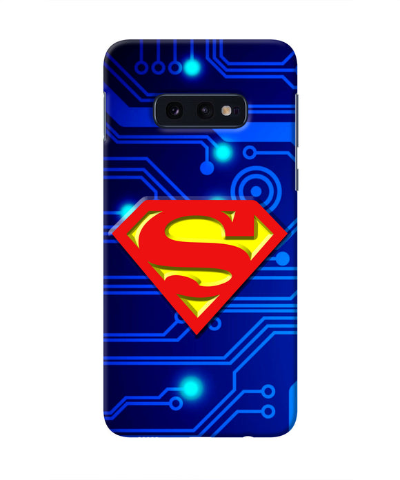 Superman Abstract Samsung S10E Real 4D Back Cover