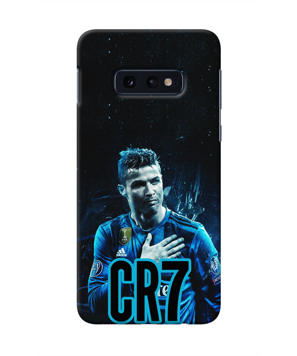 Christiano Ronaldo Blue Samsung S10E Real 4D Back Cover